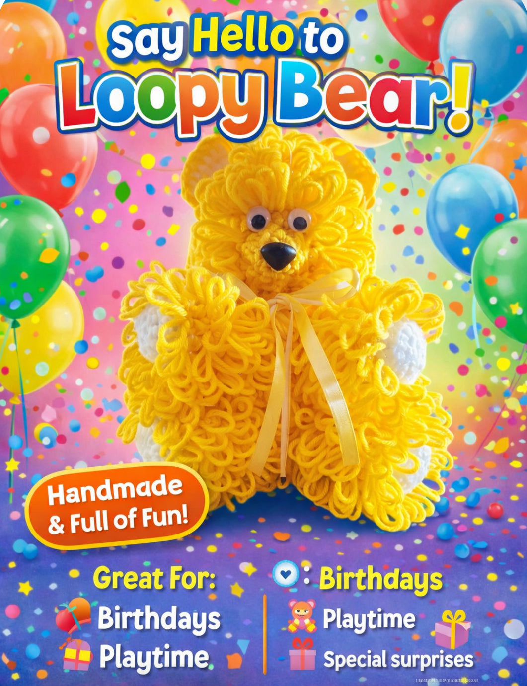 Special Edition Yellow Loopy Bear