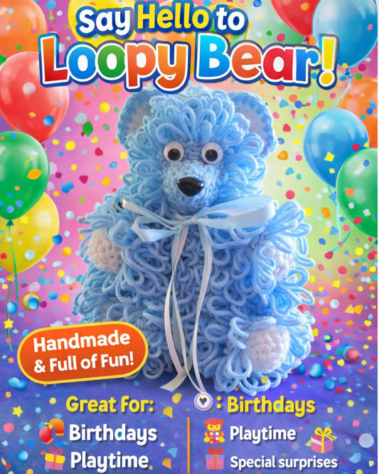 Special Edition Light Blue Loopy Bear